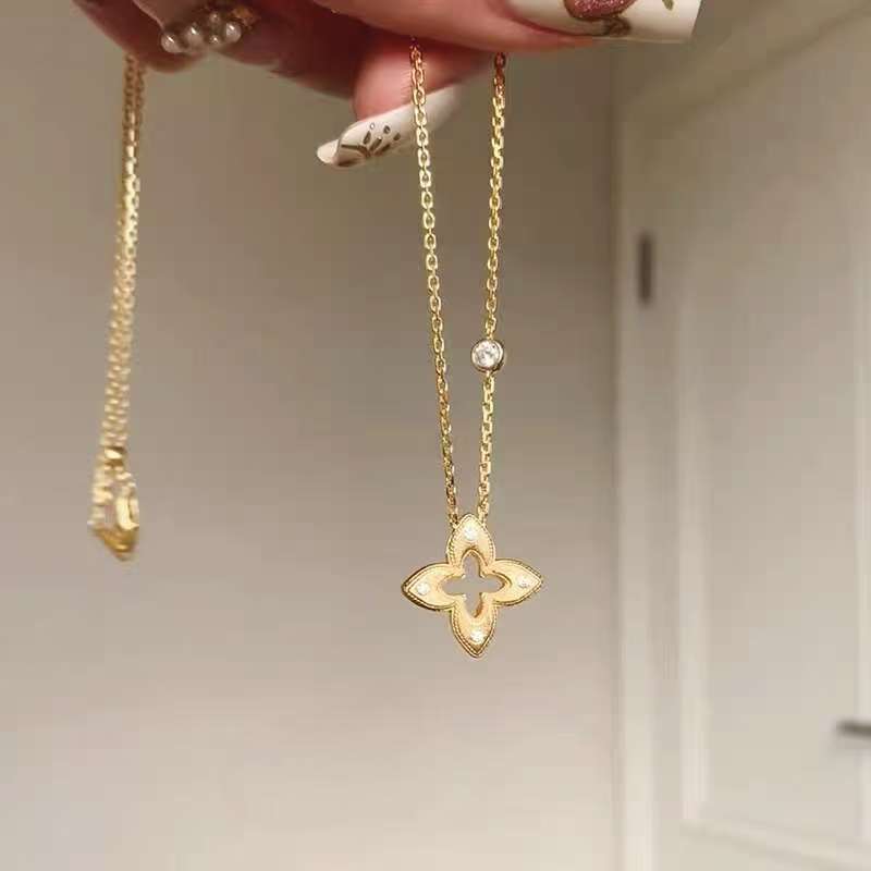 Wealth Basket Pearl Advanced Three-dimensional Woven Clavicle Chain Necklace