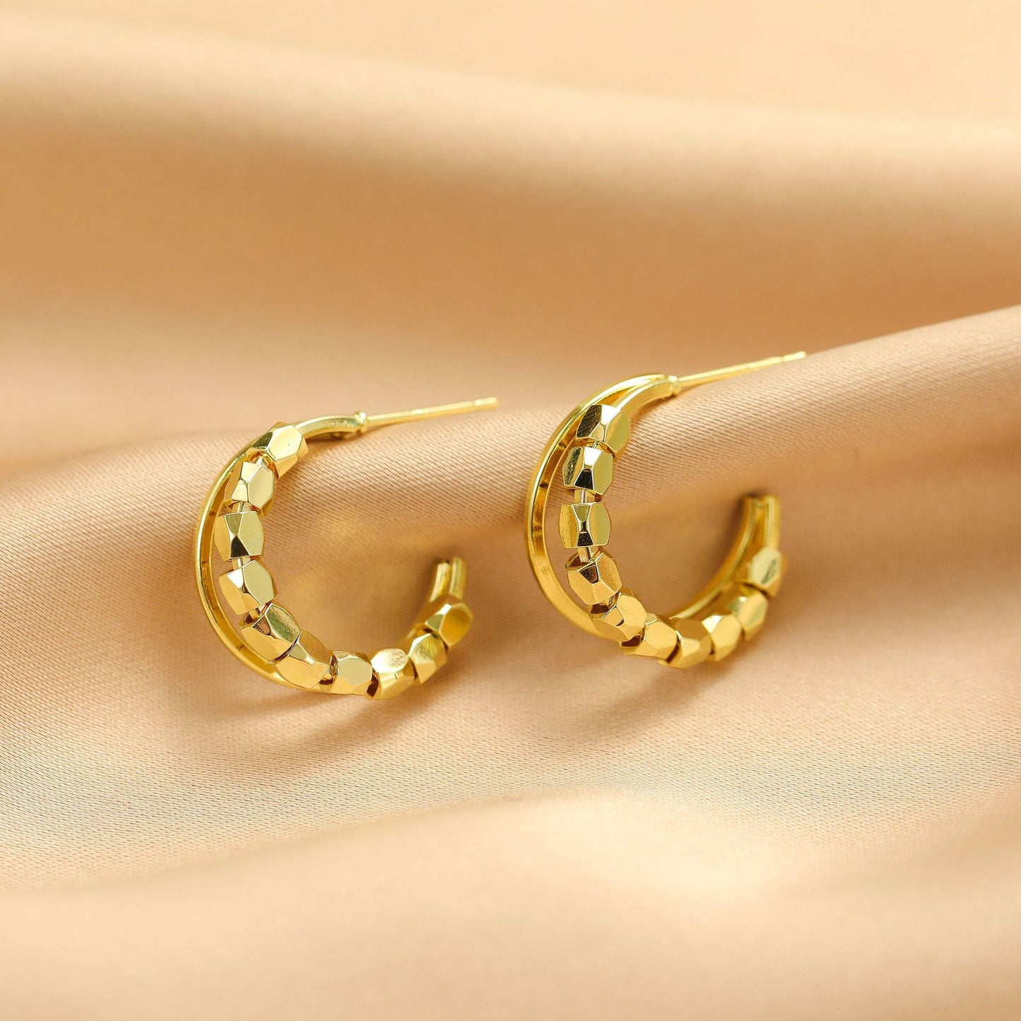 Fashion Chinese Double Layer Type Personalized Earrings