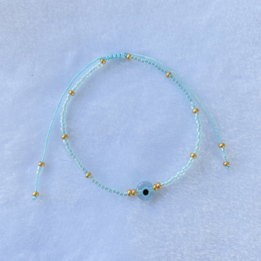 Bohemian Ethnic Style Retro Glaze Devil's Eye Bracelet