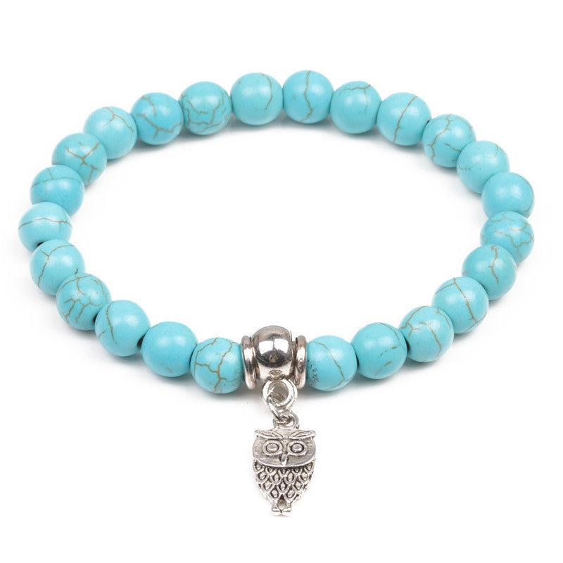 Classy Turquoise Beach Turtle String Beads Bracelets