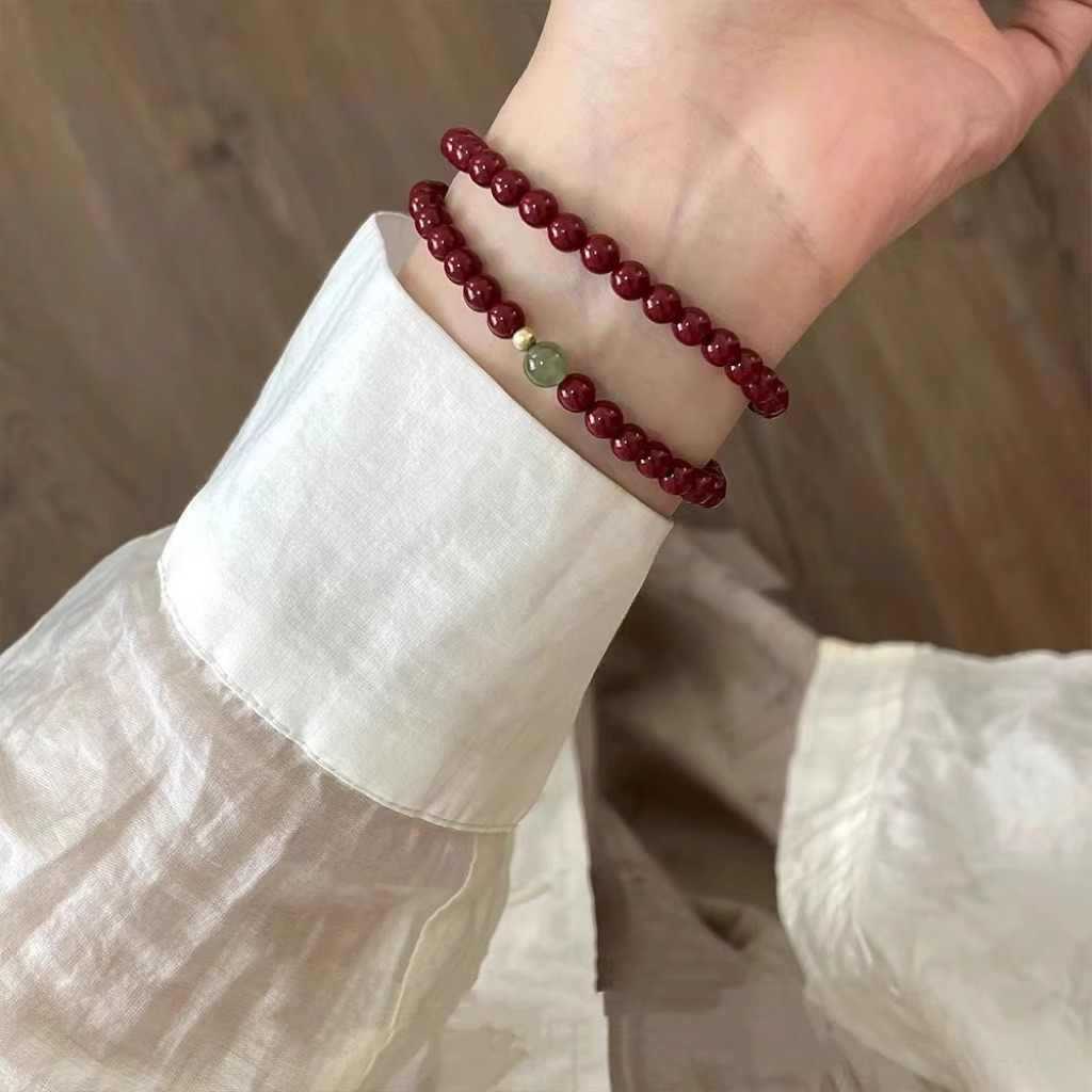 Imitation Cinnabar Original Life Gift Female National Bracelet