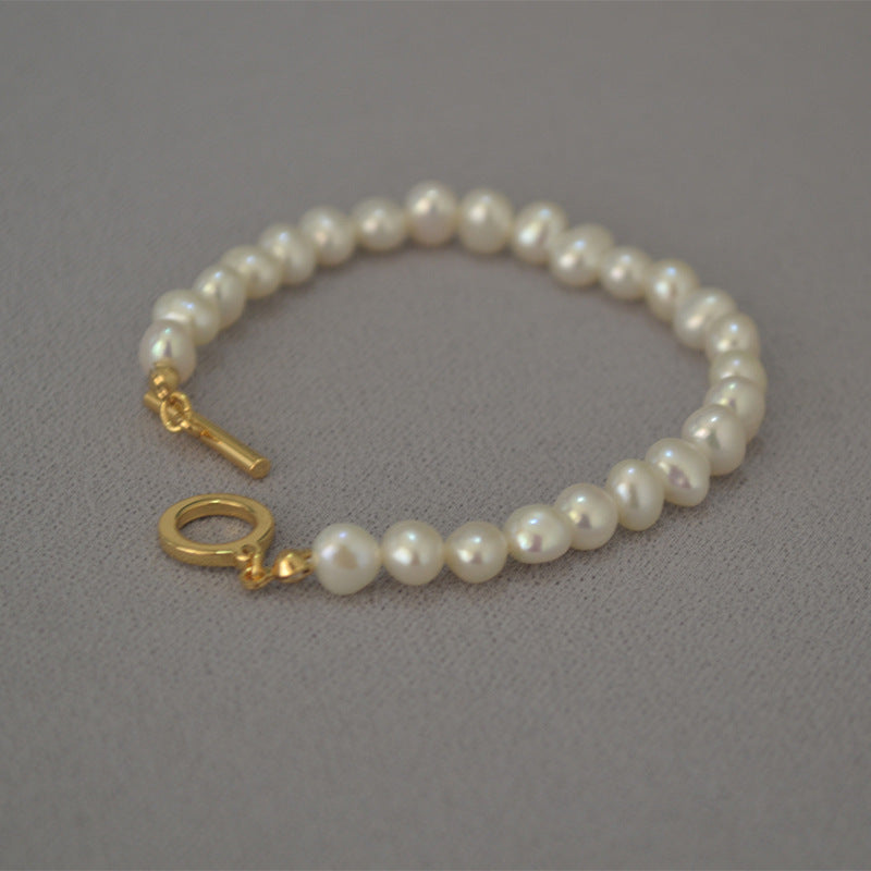 Freshwater Grain Of Rice Pearl Gentle Bracelets