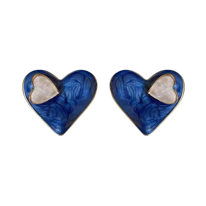 Women's Color Geometric For Niche Design Ear Trendy Earrings