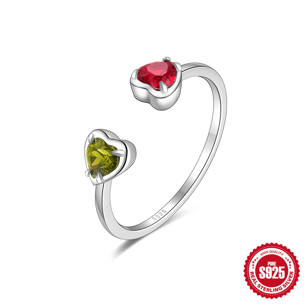 Niche Design Love Petals Open Index Rings