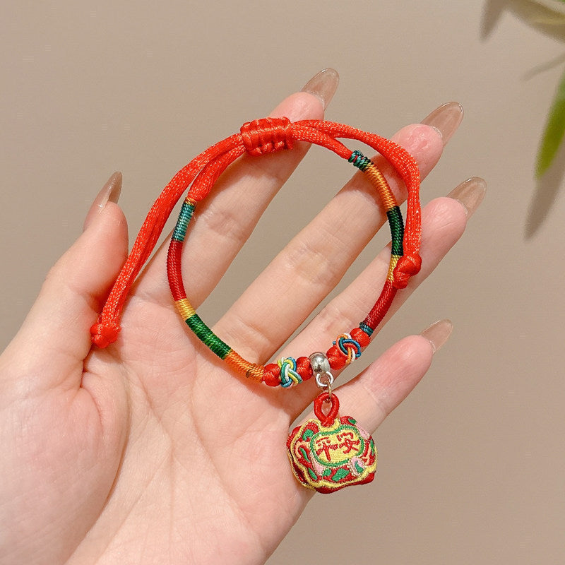 Boat Festival Carrying Strap Colorful Rope Wind Hand-woven Bracelet