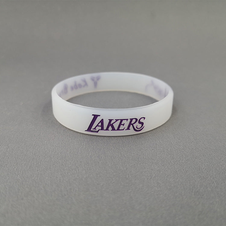 Basketball Kobe James Curry Sports Wristband Custom Luminous Bracelets