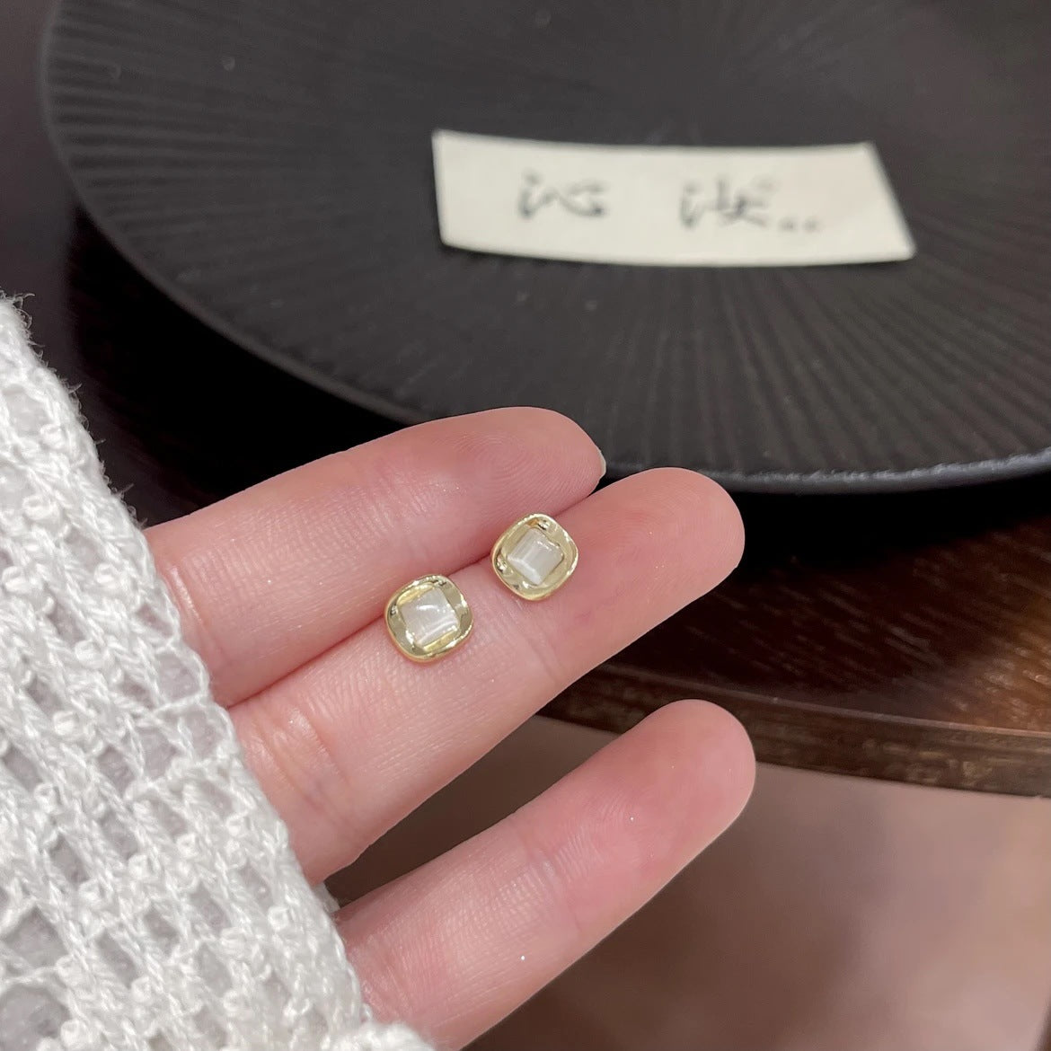 Petal Small Ear Sier Needle Exquisite Rings