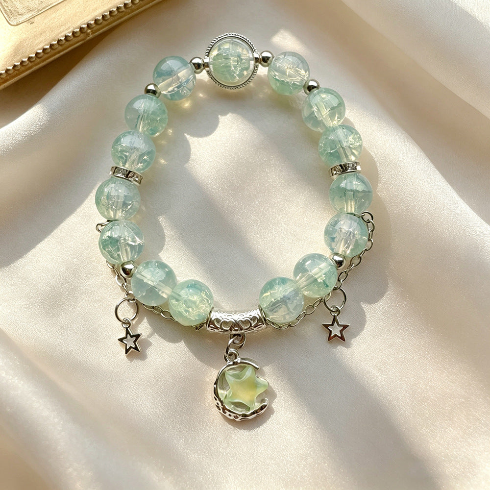 Summer Glaze Female Color Dopamine Temperamental White Bracelets