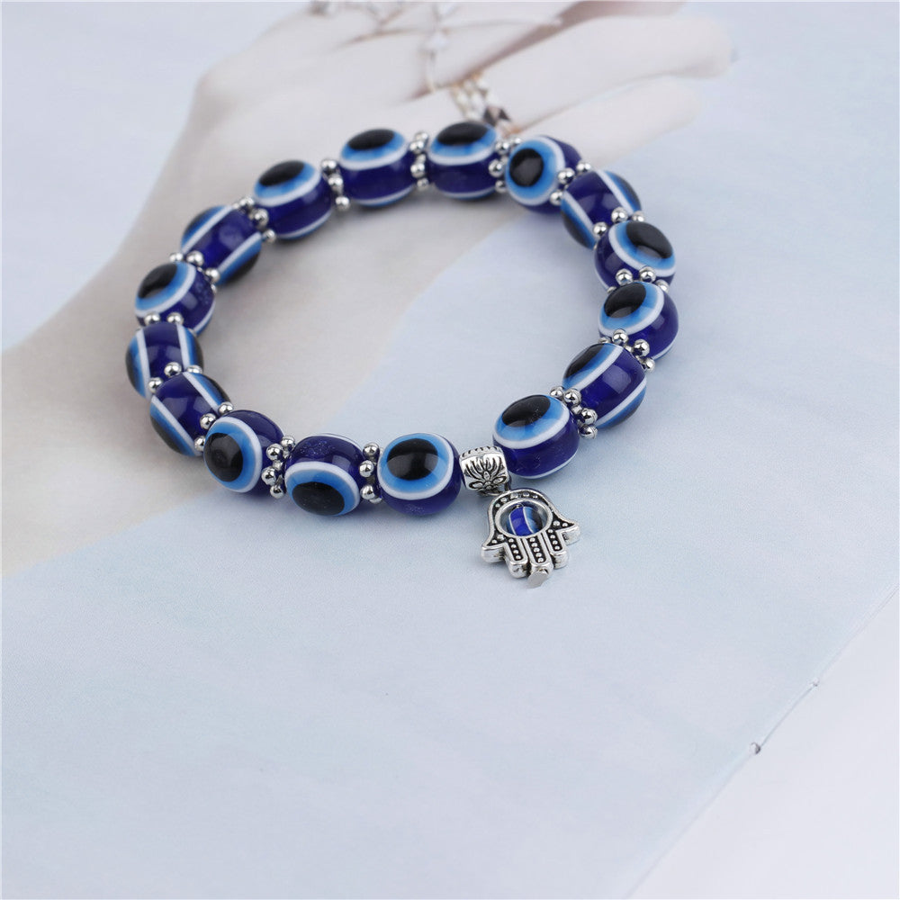 Turkish Blue Eyes Fatima Palm Devil Bracelets