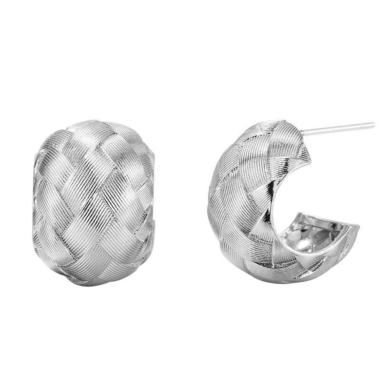 Version Ear French Personality Old Money Stud Earrings