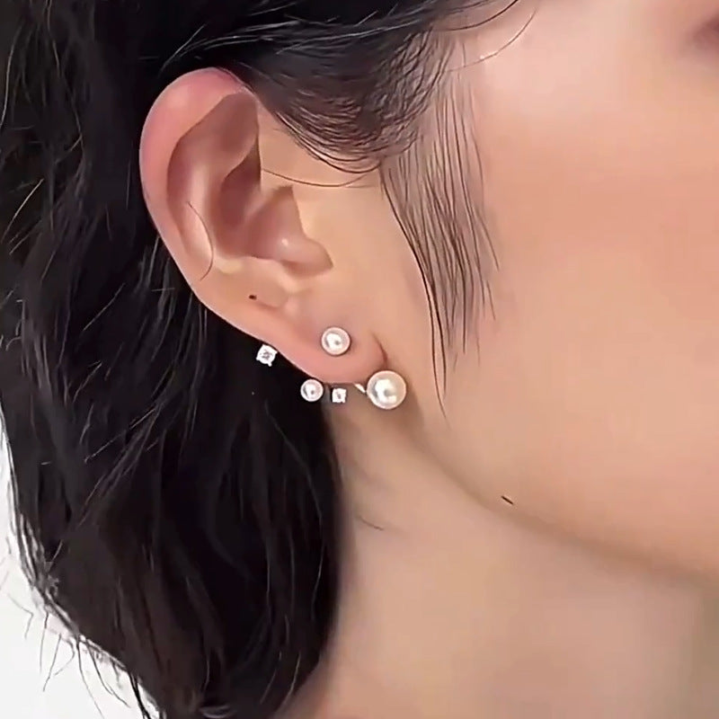 Women's Imitation Pearl High-grade Light Luxury Minority Unique Exquisite Refined Grace Earrings