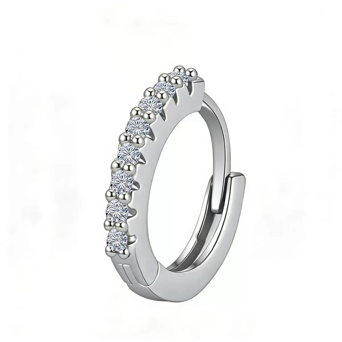 Women's Gang Drill Color Zircon Fashion Minimalism Copper Plating Earrings