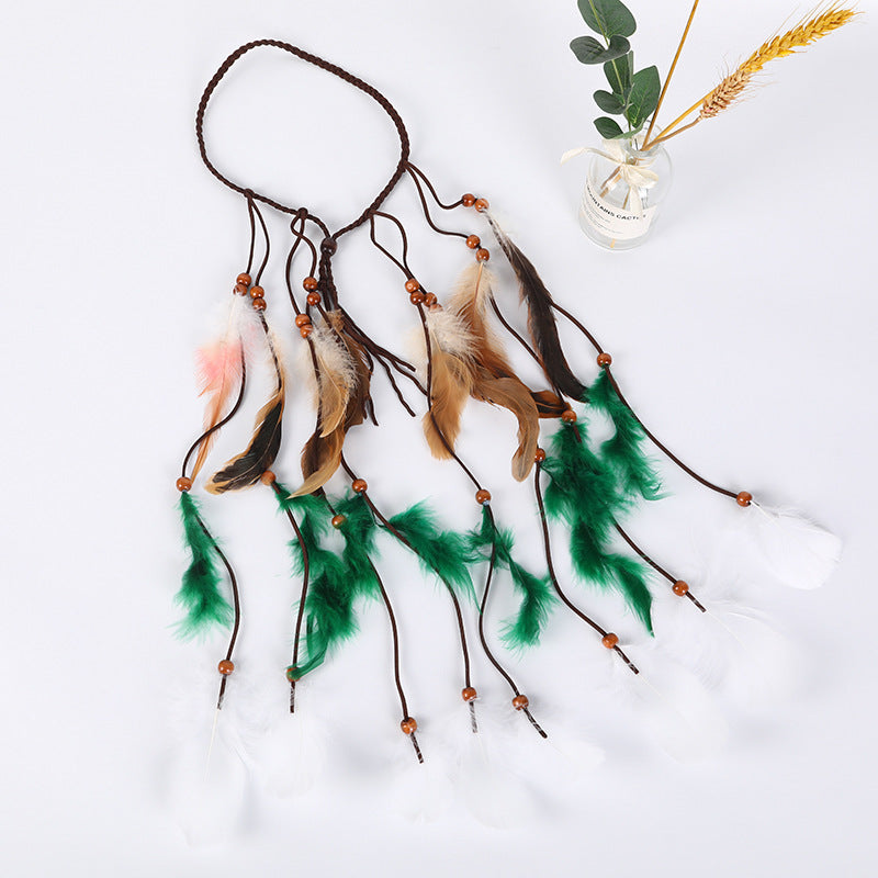 Hair Band Spark Piece Headdress Seaside Earrings