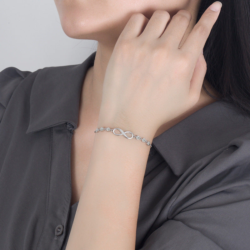 Diamond Adjustable Female Design Jewellery Live Bracelet