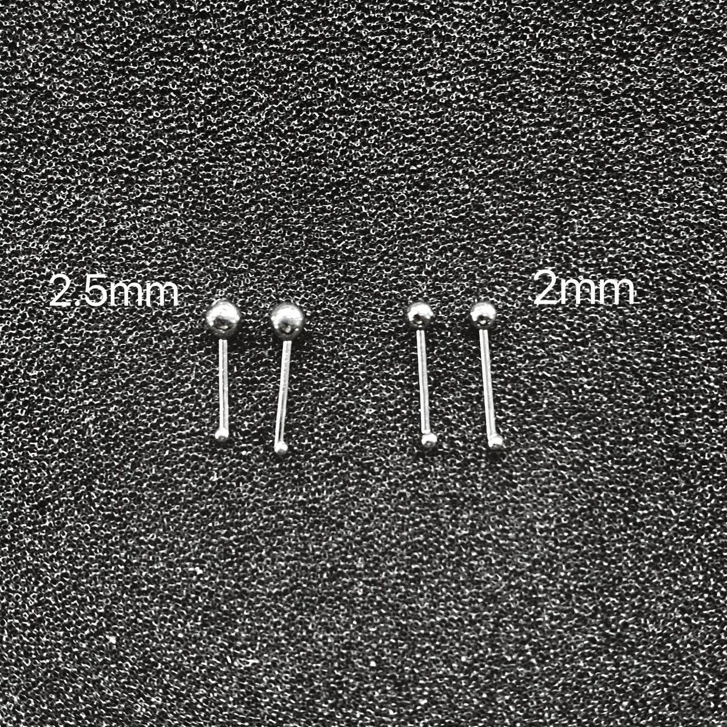 Ear Bar Stick Simple Graceful Are Not Allergic Double-headed Ball Stud Earrings