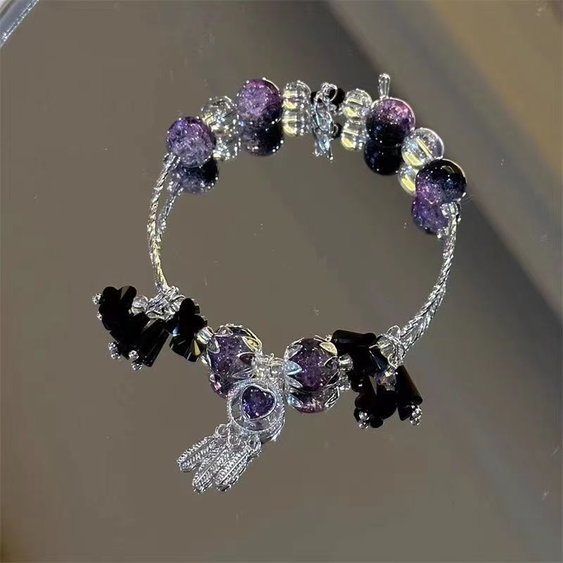 So There Was Little Bear Gradient Explosion Flower Bracelets