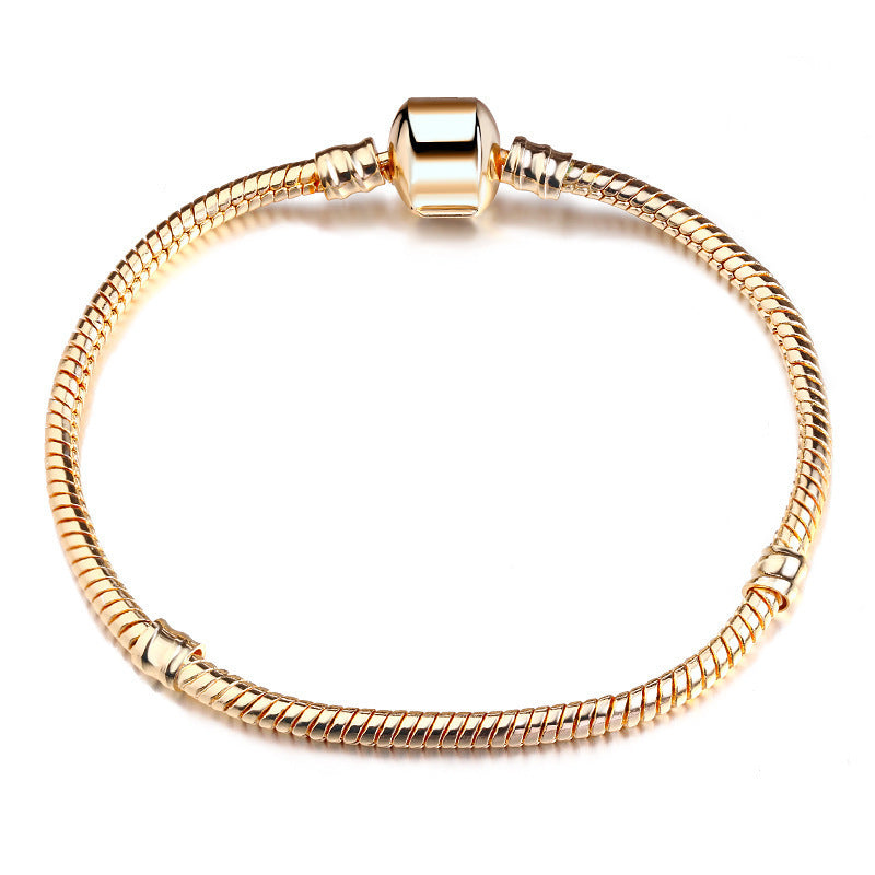 Classic Snake Bone Handmade Basic Chain Bracelets