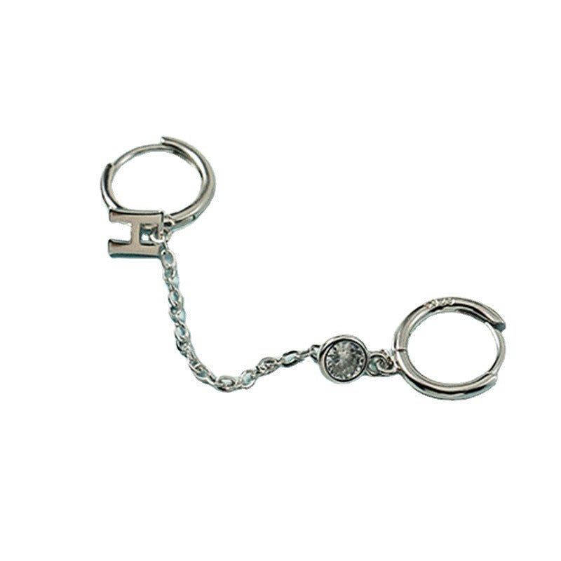 Women's Double Simple Design Sense Pierced Ears Ear Buckle