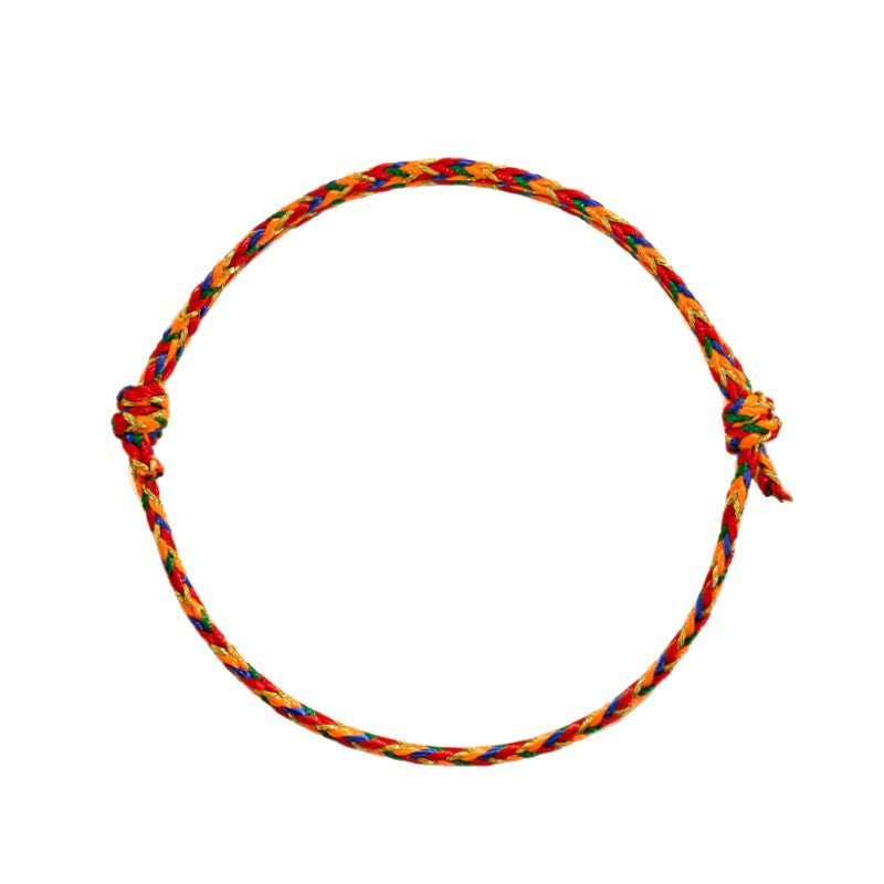 Women's & Men's Dragon Boat Festival Colorful Rope Line Bracelet