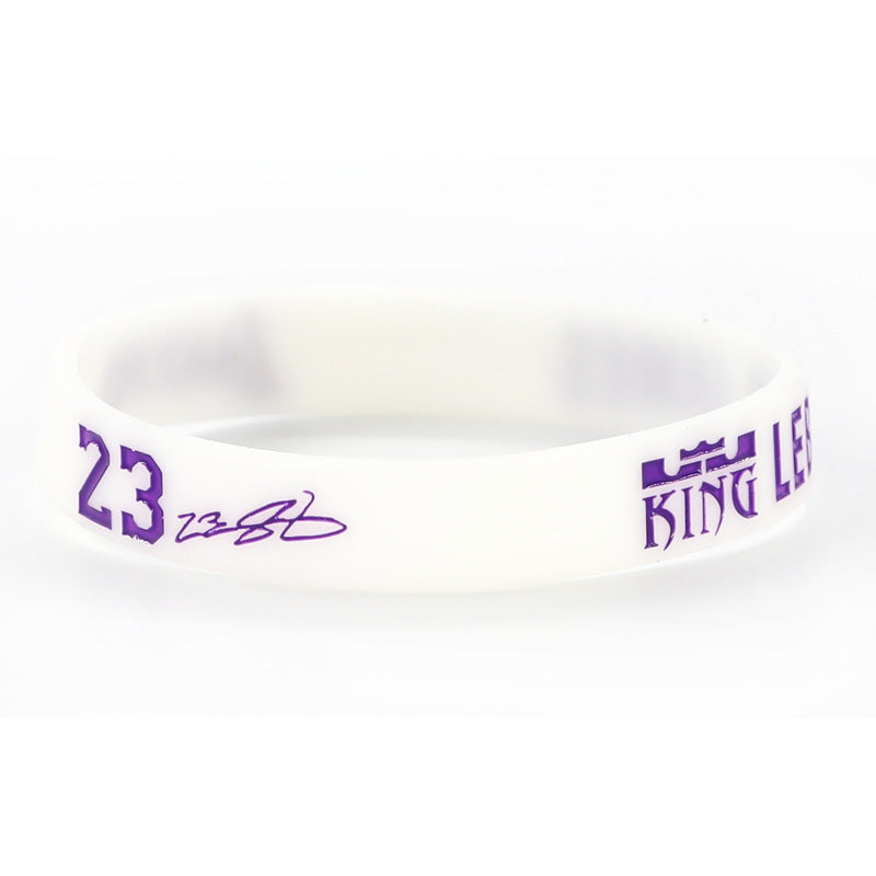 Basketball Silicone Rubber James Curry Harden Durant Bracelet