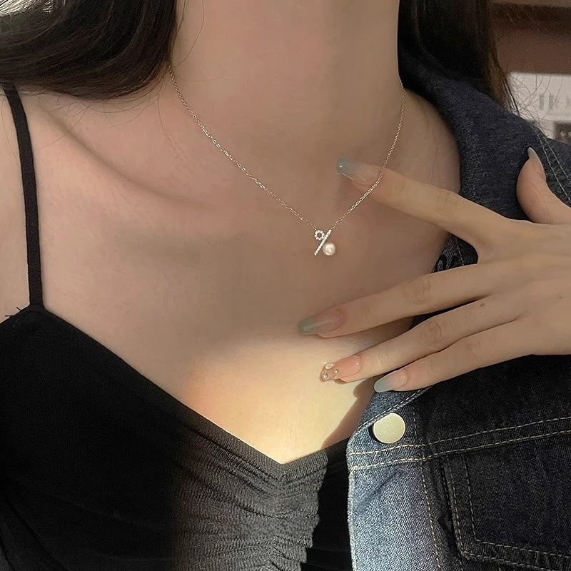 Women's Sier Light Luxury High-grade Design Clavicle Necklaces