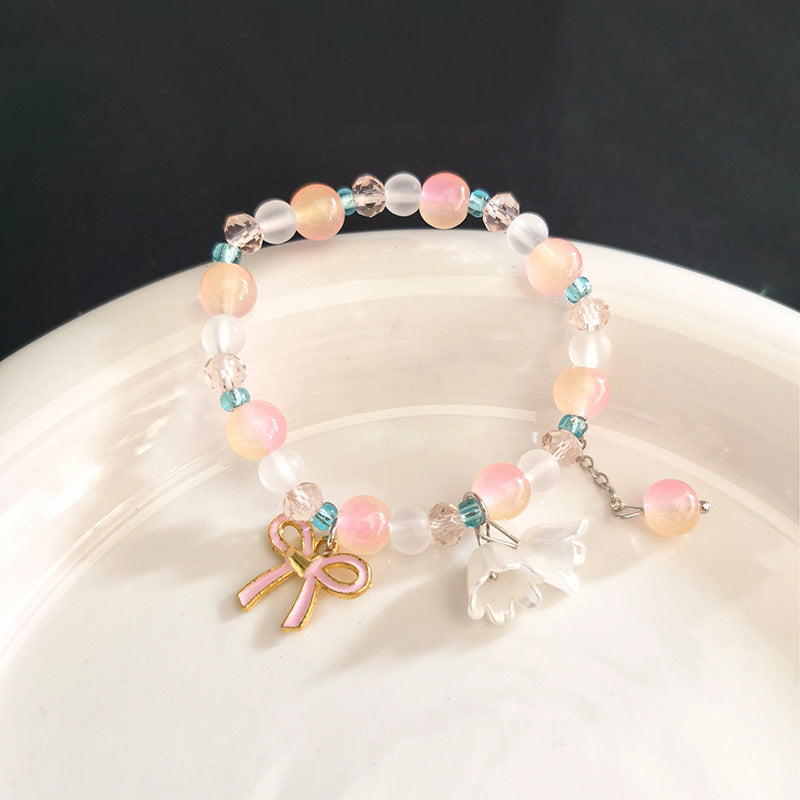 Style Lucky Fortune Handmade Beaded Female Girlfriends Bracelet