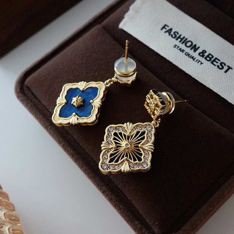 Women's For Light Luxury Minority Flower High-grade Clavicle Chain Palace Pendants