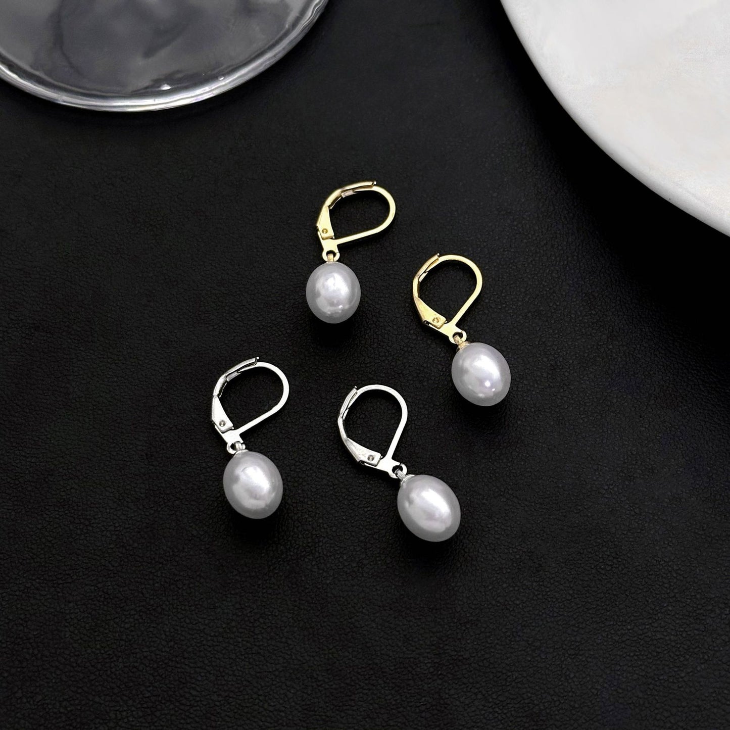 Korean Simple Baroque Pearl Clip Light Luxury Personalized Cold Ear Buckle