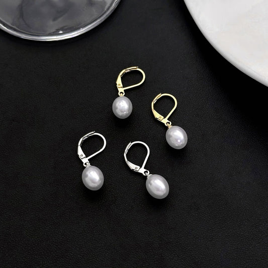 Korean Simple Baroque Pearl Clip Light Luxury Personalized Cold Ear Buckle