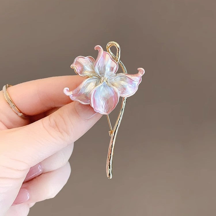 Golden Pearl Corsage Wheat Brooch Female High-grade Brooches