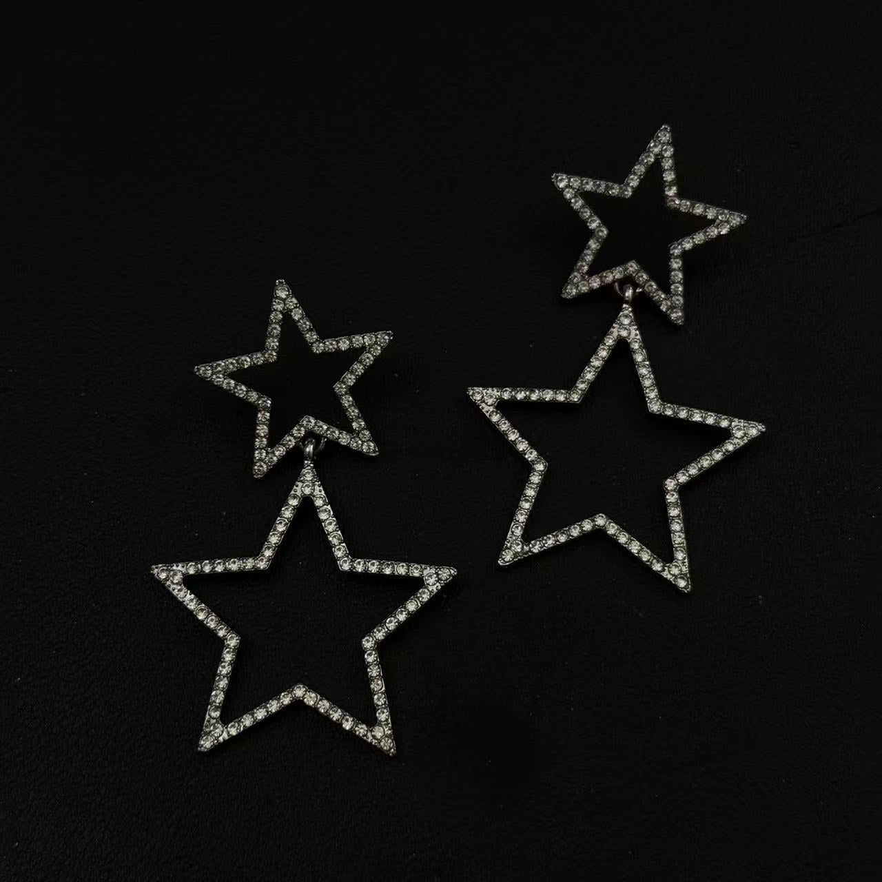 Female Personalized Design Sweet Cool Face Earrings