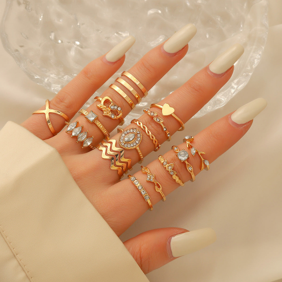 Women's Butterfly Open More Than Knuckle Sets Of Ring