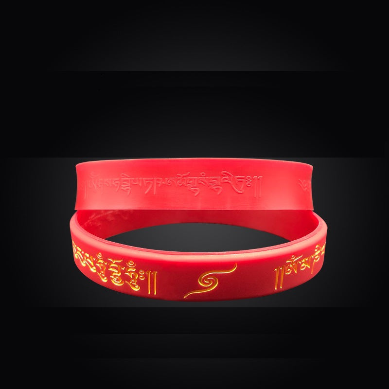 Women's & Men's Variety Of Silicone Wrist Band Luminous Bracelet
