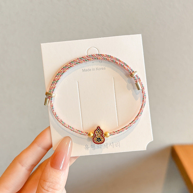 Small Gift Tassel Adjustable Red Rope Dragon Boat Festival Bracelet