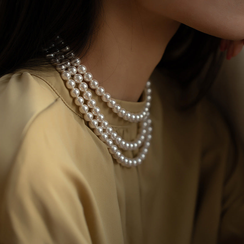 Multiple Ways To Wear Advanced Strong Light Pearl Necklaces