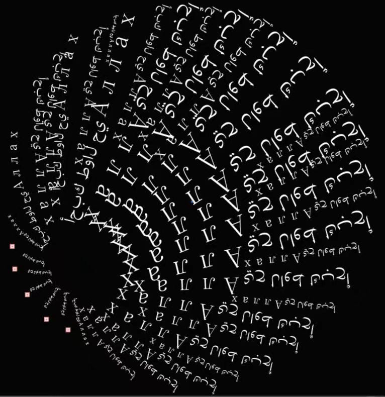 Hd Projection Stone Chip Language Lens Necklaces
