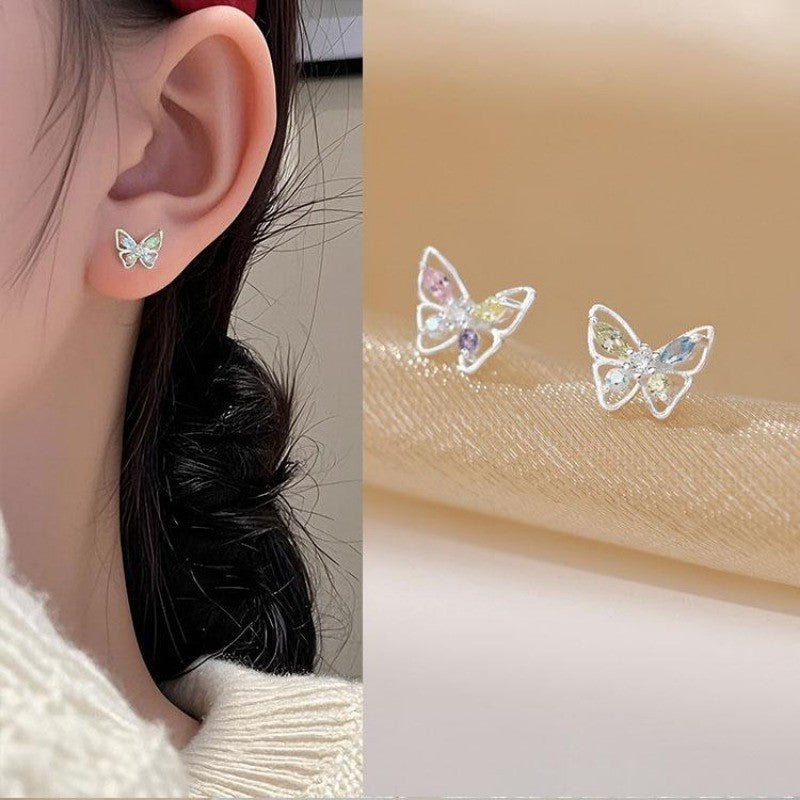 Women's Zircon Tassel Light Luxury High Sense Stud Earrings