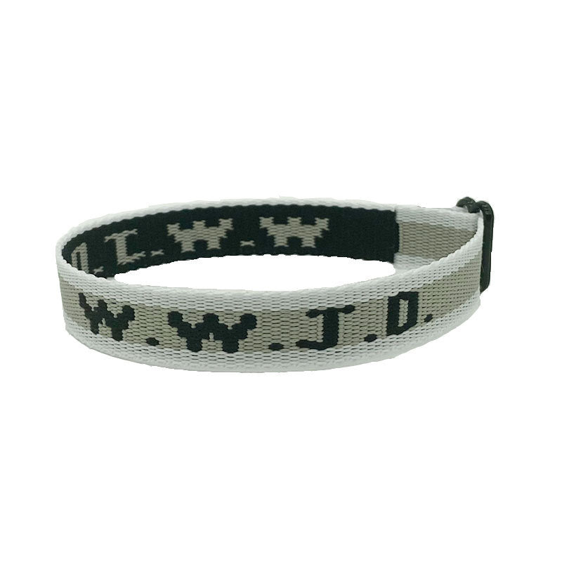 Jacquard Printing Wristband Unisex Wrist Strap For Bracelets
