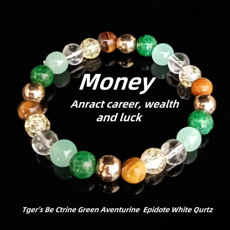 Glamorous Slouchy Attractive Natural Stone Crystal Bracelets