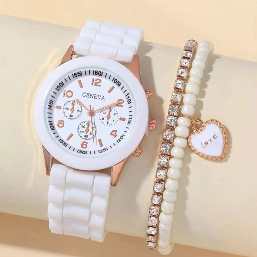 Glamorous Graceful Stylish Simple Versatile Watch Jewelry Set