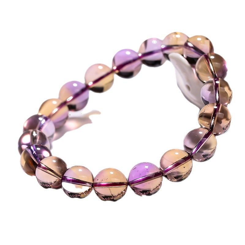 Casual Women's Natural Amethyst For Citrine Bracelet