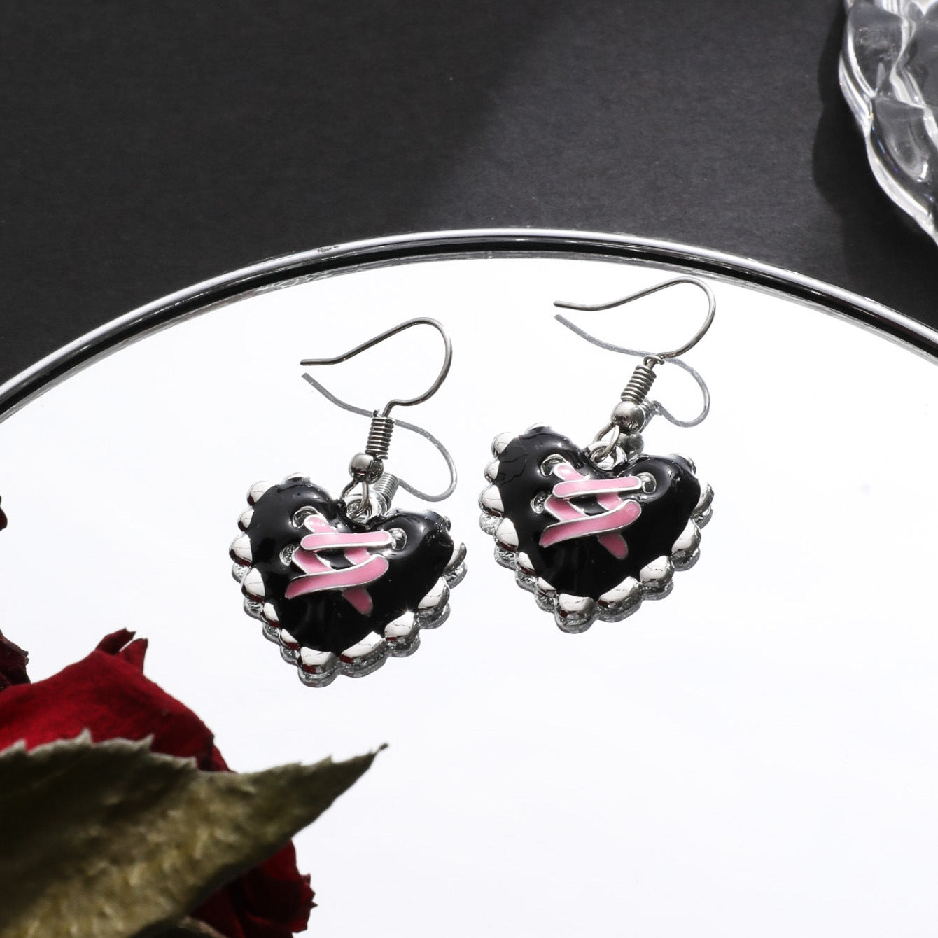 Women's Lava Love Personality Dark Trendy Punk Earrings