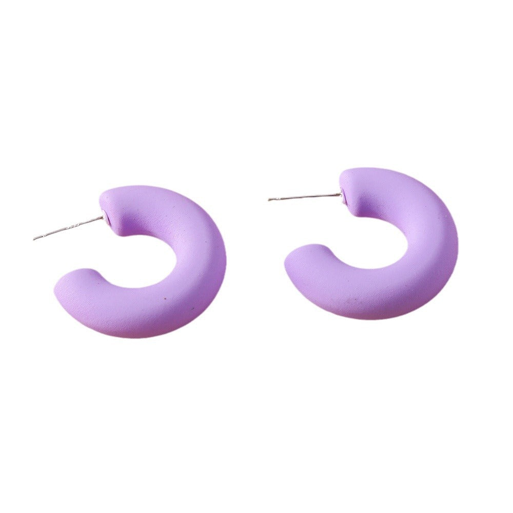 Hollow Arc Fashion Creative Design Temperament Earrings