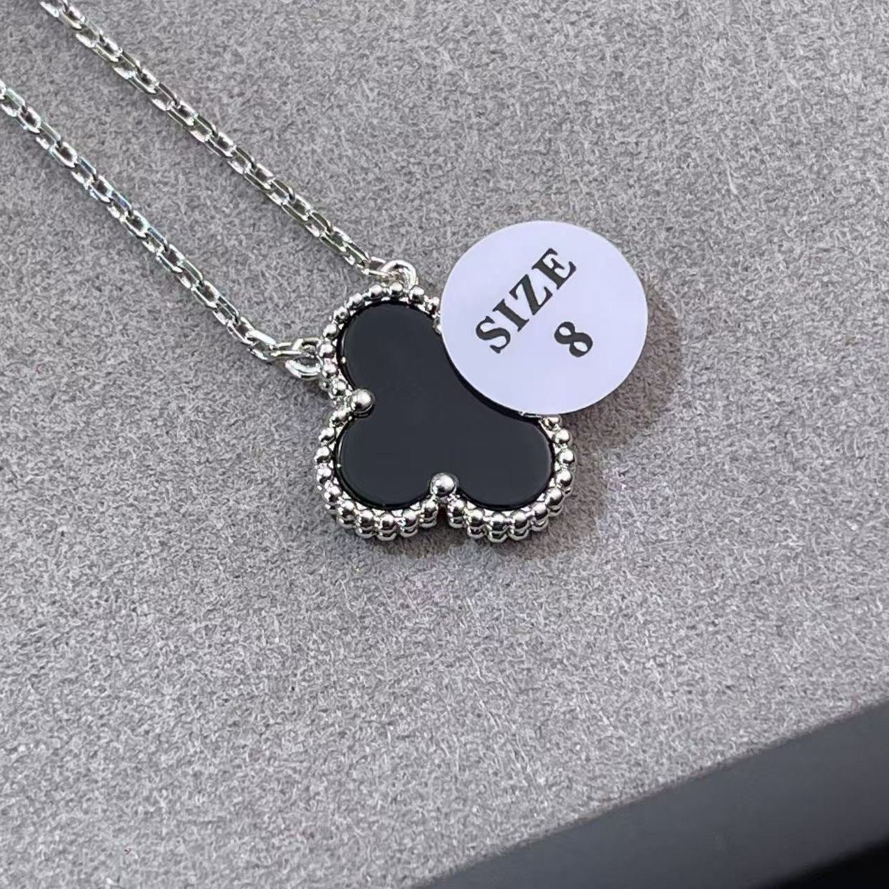 High Version V Gold Clover Thick Plated Clavicle Chain Necklaces