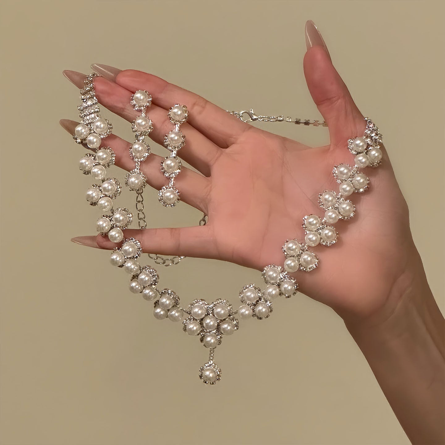 Elegant Drop Round Light Luxury Minority Necklaces