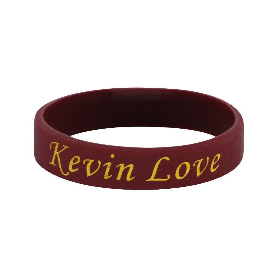 Star Concave Thickened Silicone Kobe James Basketball Bracelet
