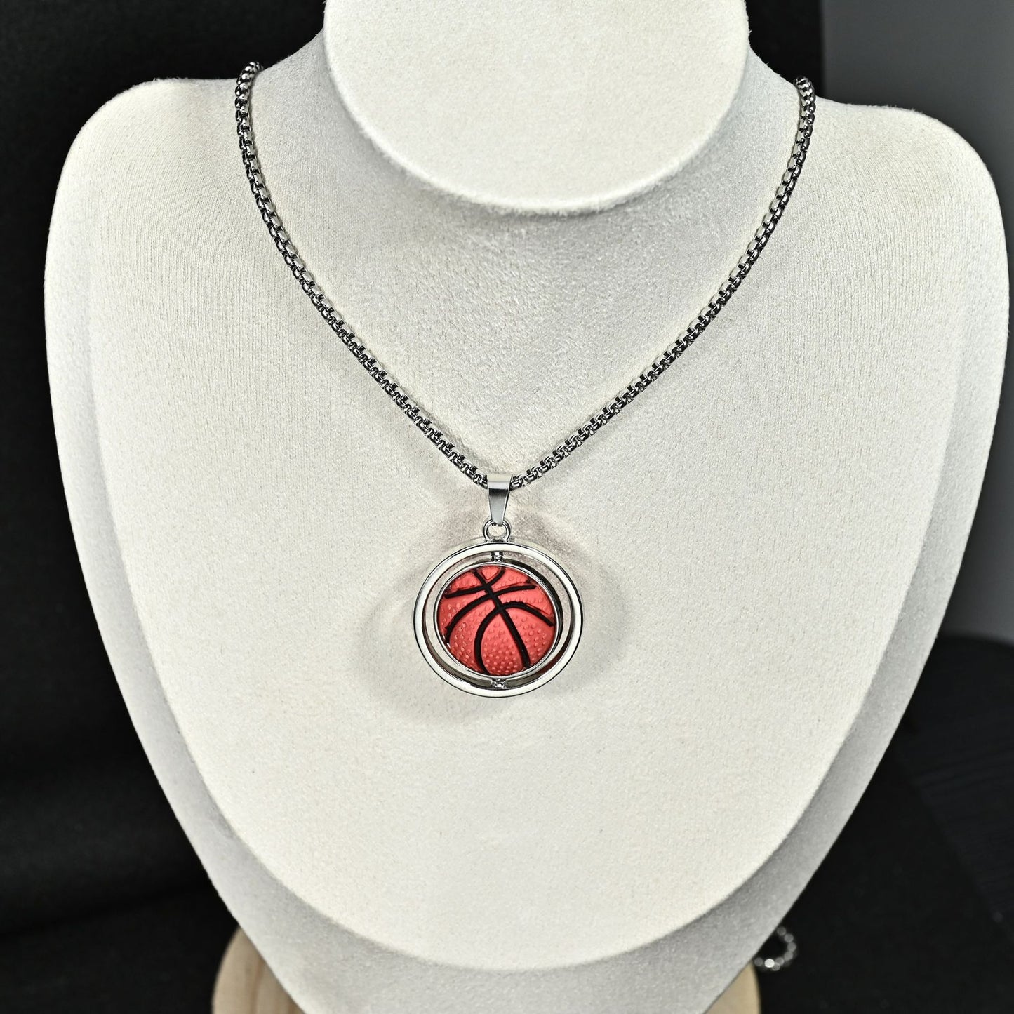 Men's & Women's World Cup Elements Hip Hop Football Basketball Trendy Fashion Necklace