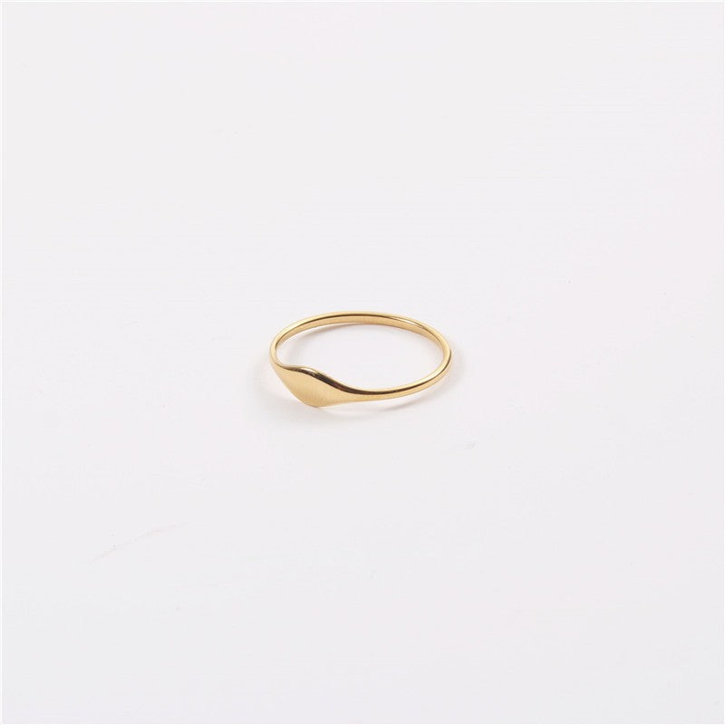 Thin Curved Simple Indifference Trend Index Finger Knuckle Female Fashion Ring