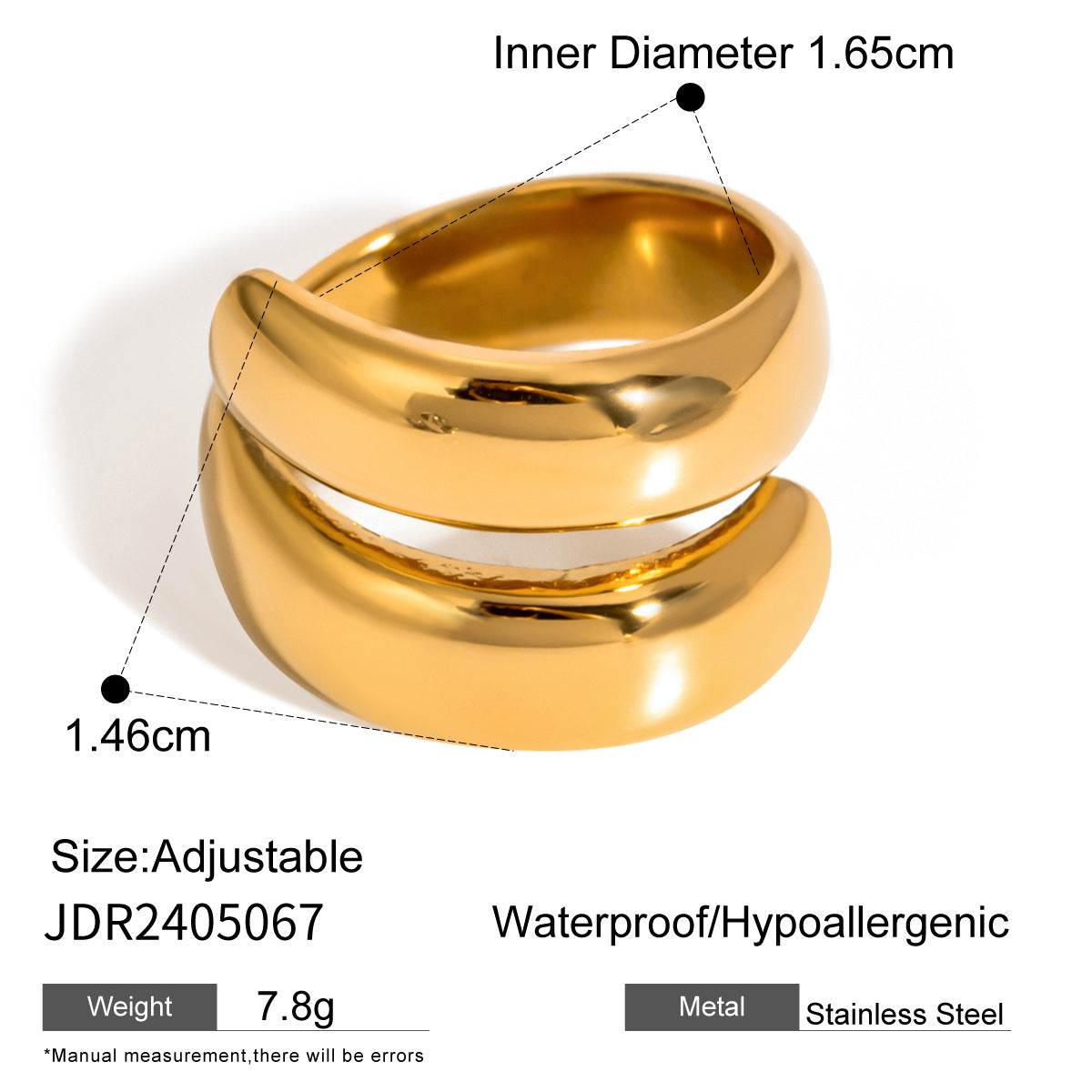 Open Does Not Fade Anti Allergy Rings