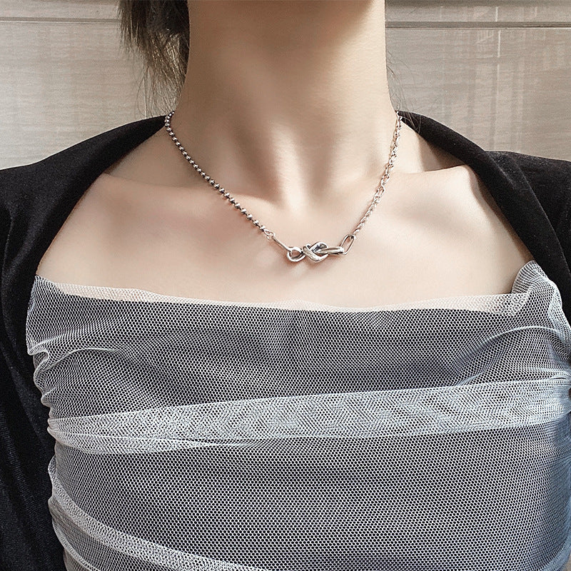 Truelove Knot Female Unique Punk Style Winding Clavicle Necklaces